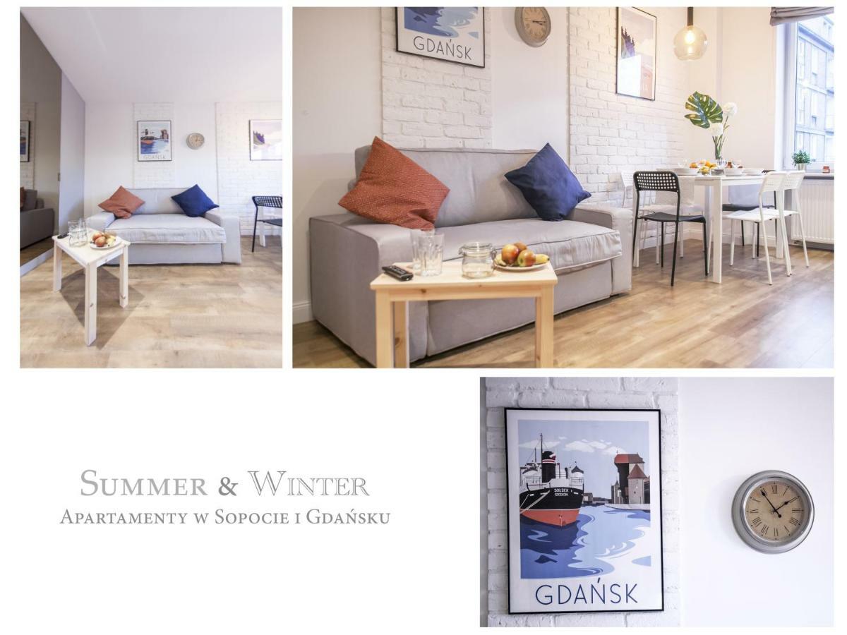 Family Luxury Comfort Old Town Apartament, 1-8, 2 Sypialnie I Salon, Parking W Cenie 格但斯克 外观 照片